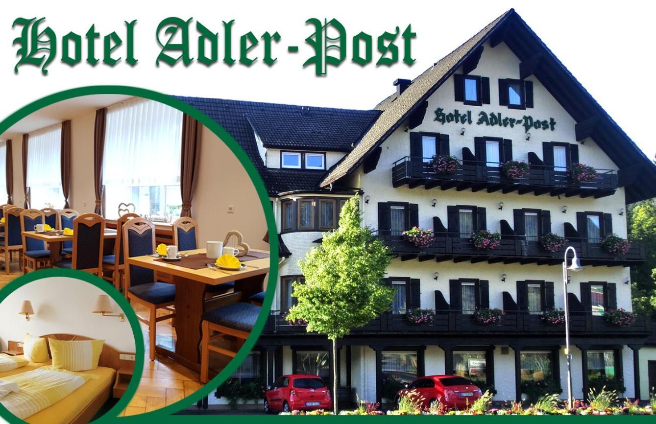 Garni Hotel Adler Post バイアースブロン エクステリア 写真